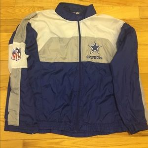 90s Dallas Cowboys Vintage Full Zip Windbreaker